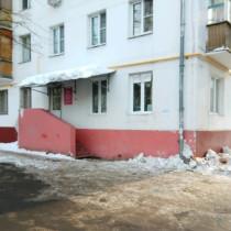 Вид входной группы снаружи Жилое здание «г Москва, Маршала Рокоссовского б-р, 4»